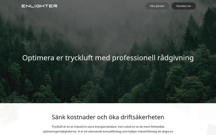 Screenshot of enlighter.se