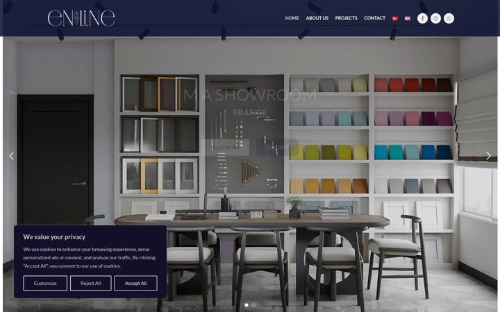 Screenshot of enline.com.tr