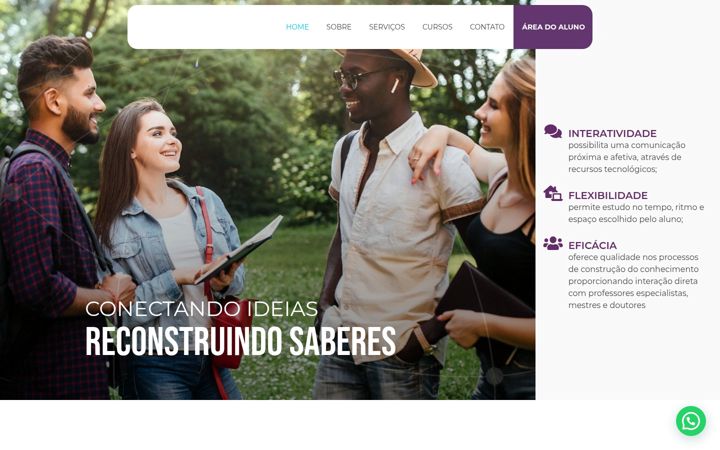Screenshot of enlineaeducacional.com.br
