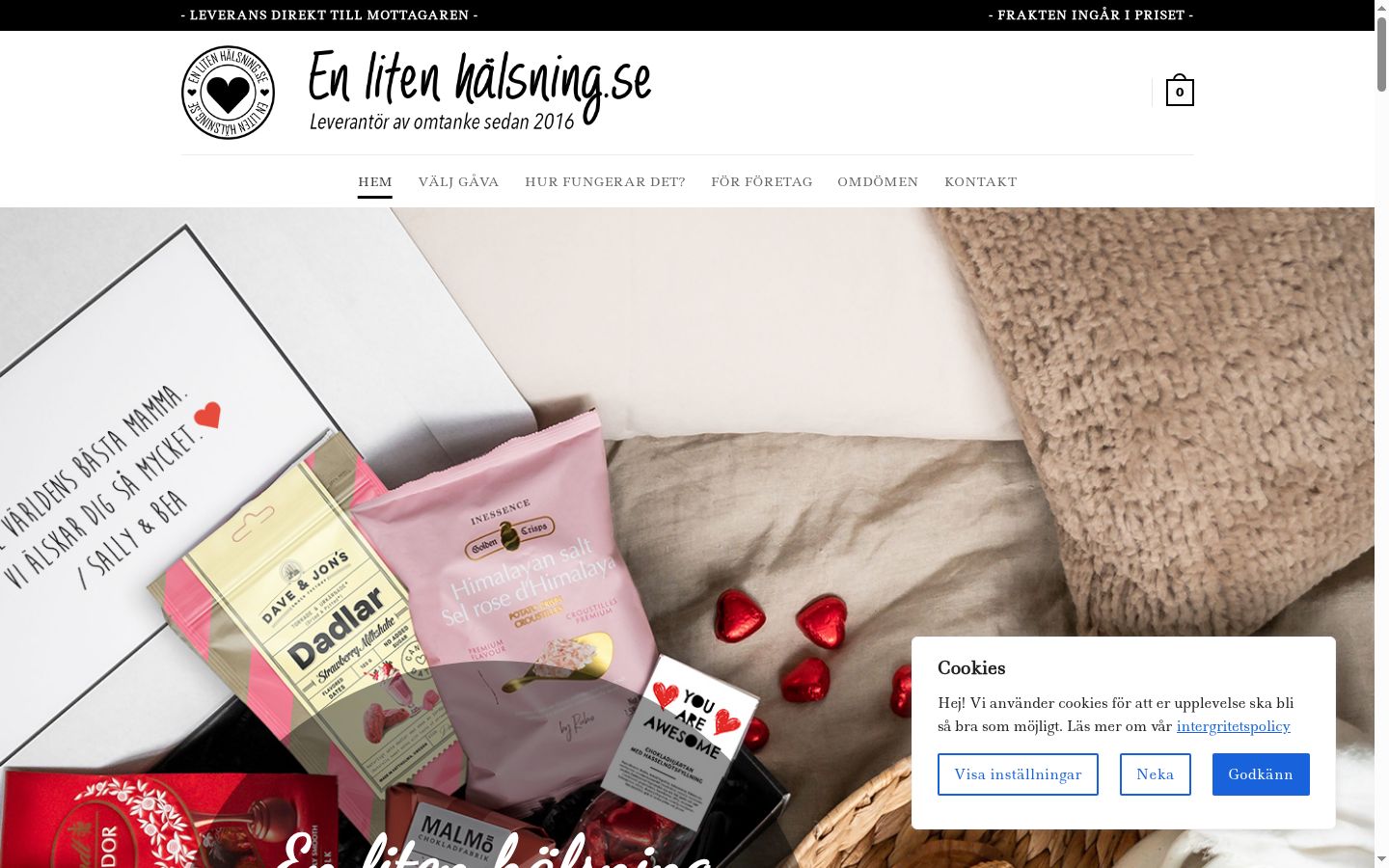 Screenshot tal-banner tal-kunsens muri qabel kwalunkwe interazzjoni