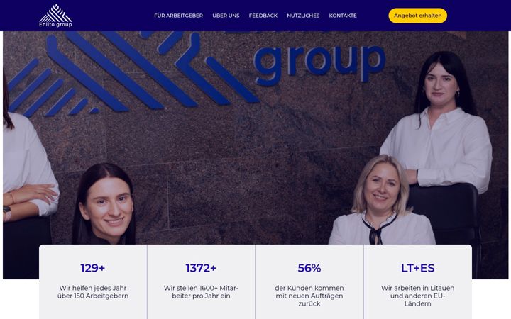 Screenshot of enlito-group.com