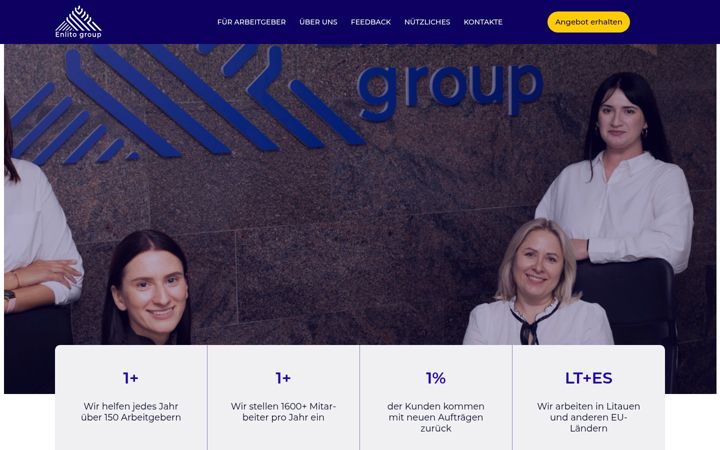 Screenshot of enlitogroup.com
