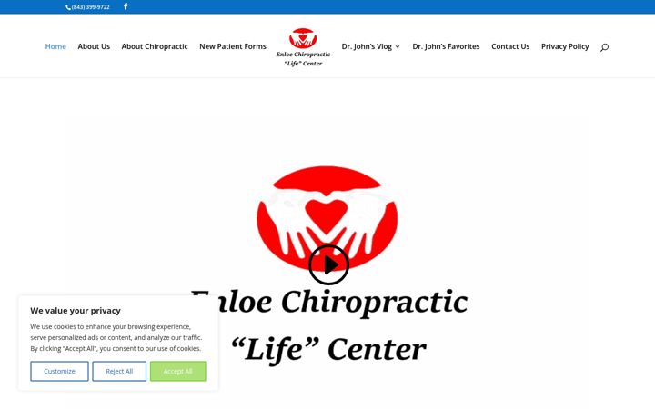 Screenshot of enloechiro.com