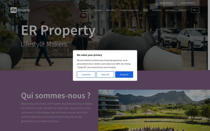 Screenshot of enlproperty.com
