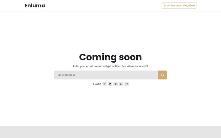 Screenshot of enluma.de