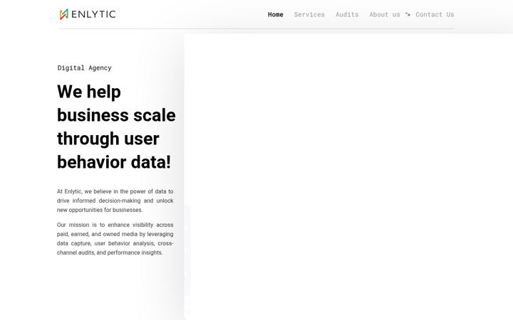 Screenshot of enlytic.io