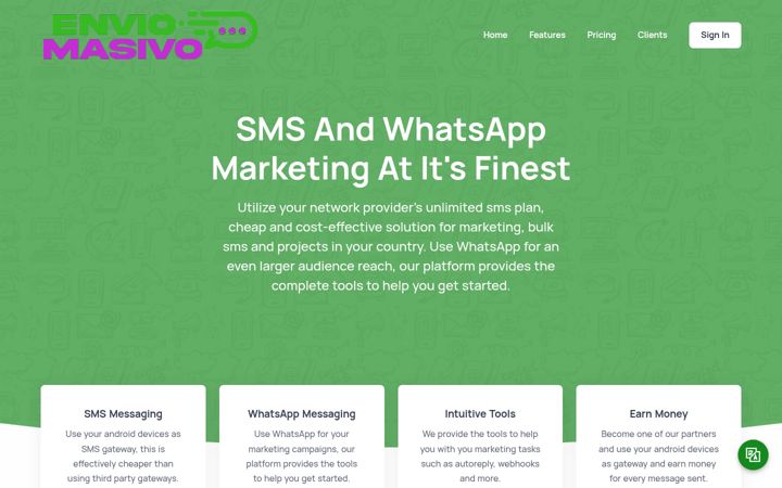 Screenshot of enmasivo.com
