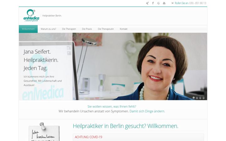 Screenshot of enmedica.de