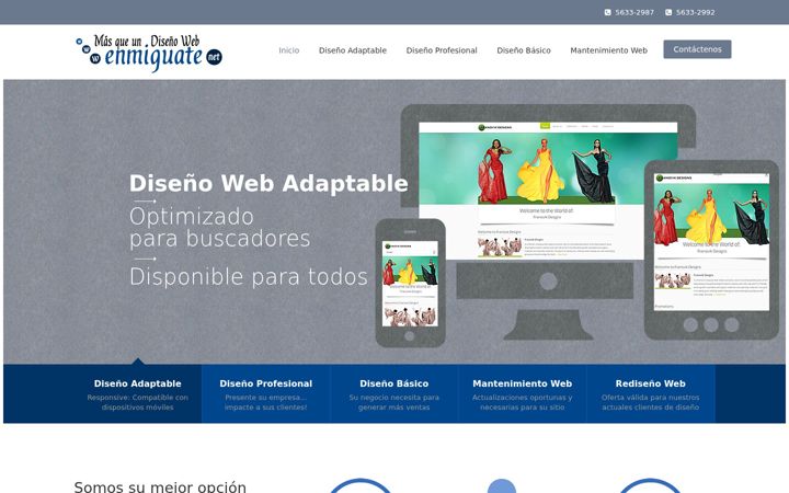 Screenshot of enmiguate.net