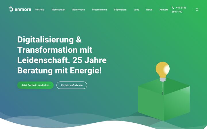 Screenshot of enmore.de