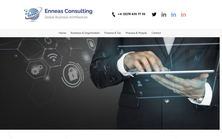 Screenshot of enneas.com