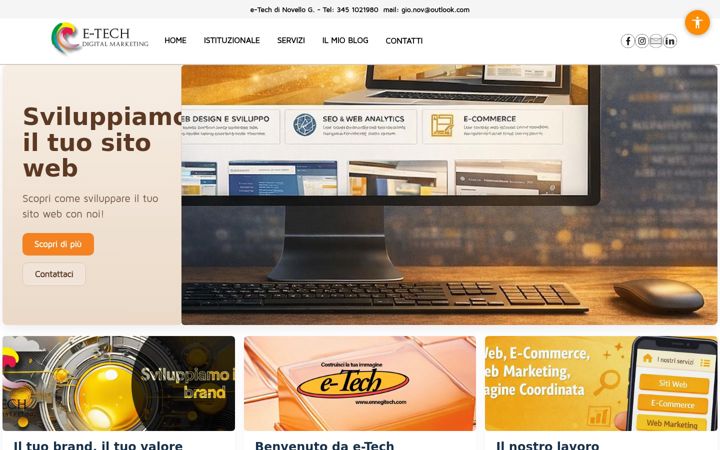 Screenshot of ennegitech.com