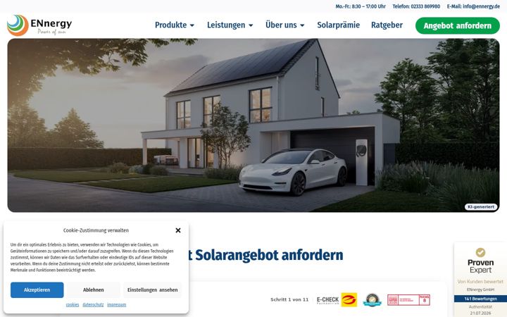 Képernyőkép: ennergy.de