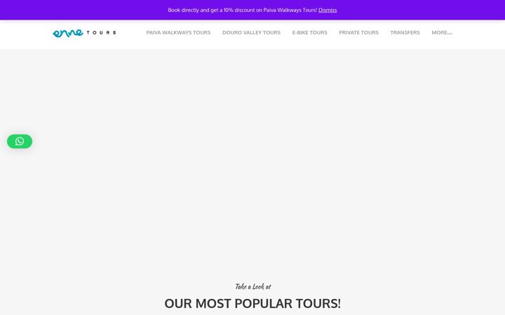 Screenshot of ennetours.com