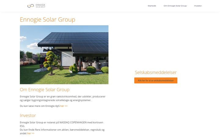 Screenshot of ennogiesolargroup.com