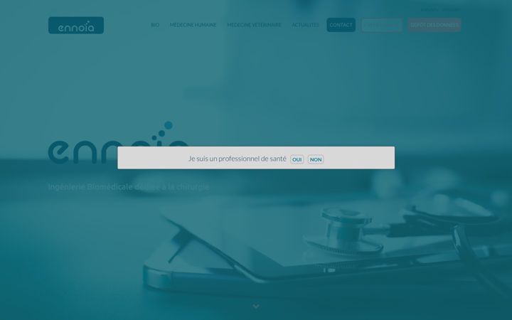 Screenshot of ennoia-med.fr