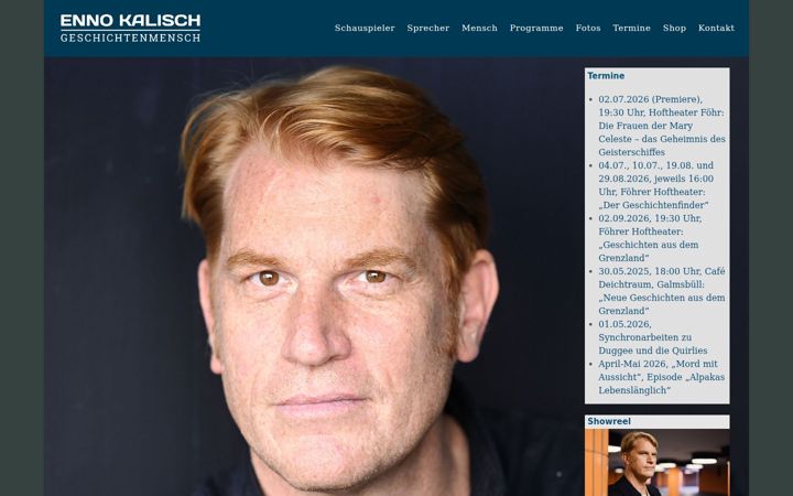 Screenshot stránky ennokalisch.de