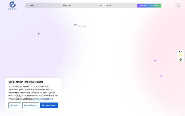 Screenshot of ennovio.de
