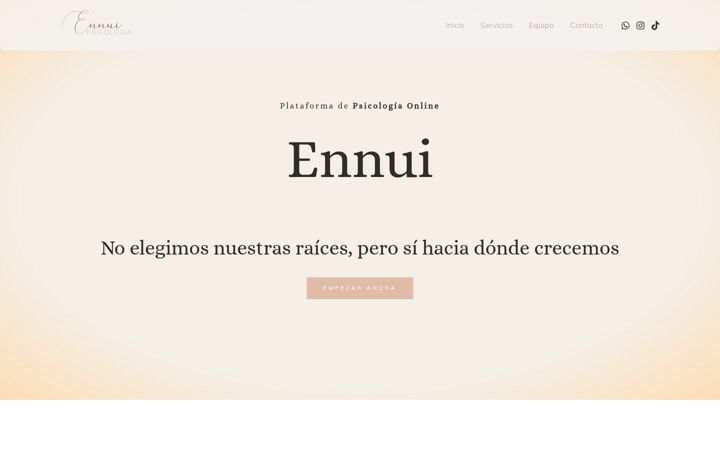 Screenshot of ennuicentrodepsicologia.com
