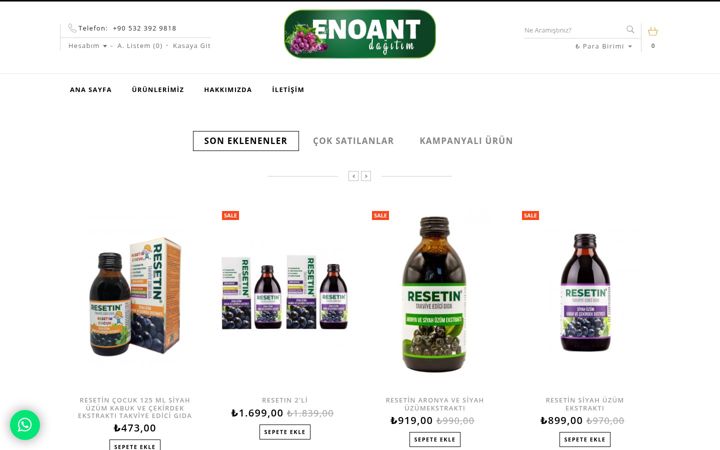 Screenshot of enoantdagitim.com