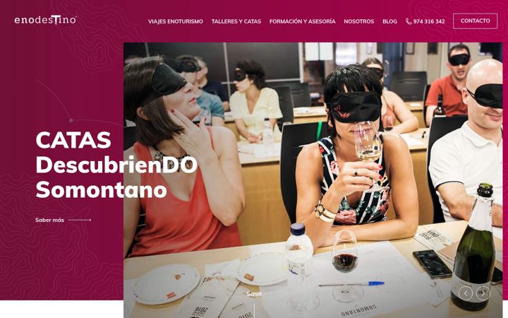 Screenshot of enodestino.com