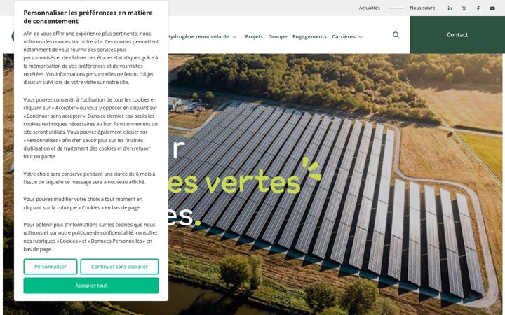 Screenshot of enoe-energie.fr