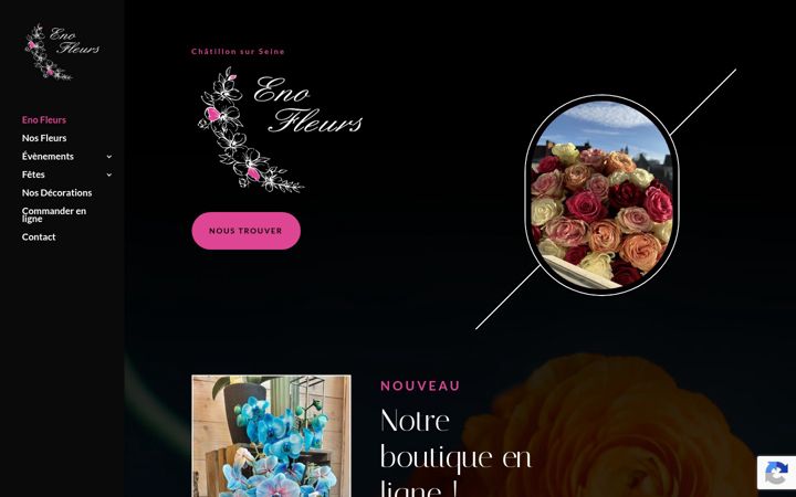 Screenshot of enofleurs.fr