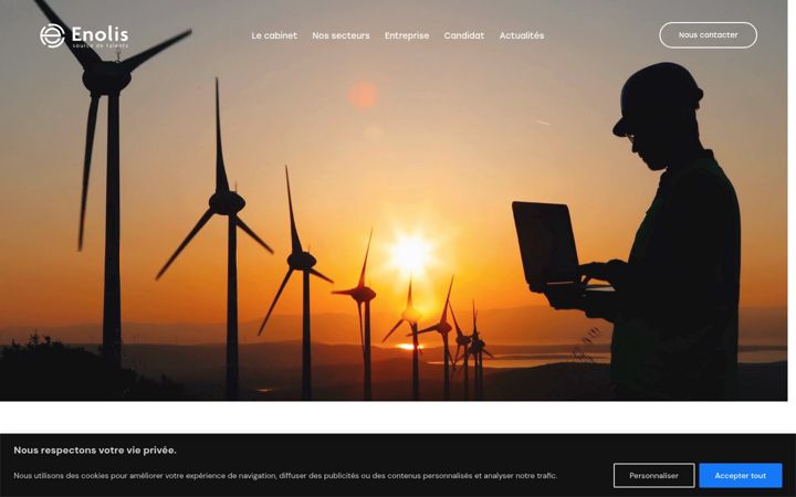 Screenshot of enolis.fr