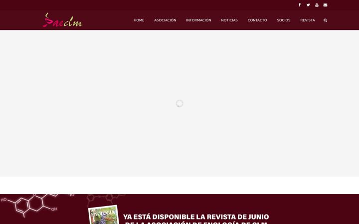 Screenshot of enologosclm.com