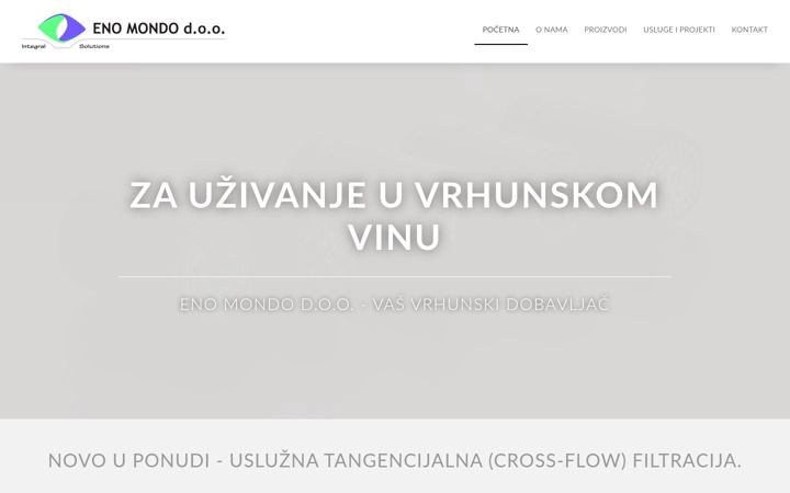 Screenshot of enomondo.eu