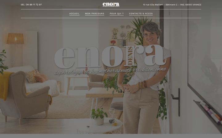 Screenshot of enoradenis-sophrologue.fr