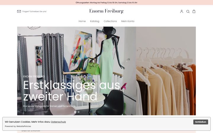 Screenshot of enorm-freiburg.de