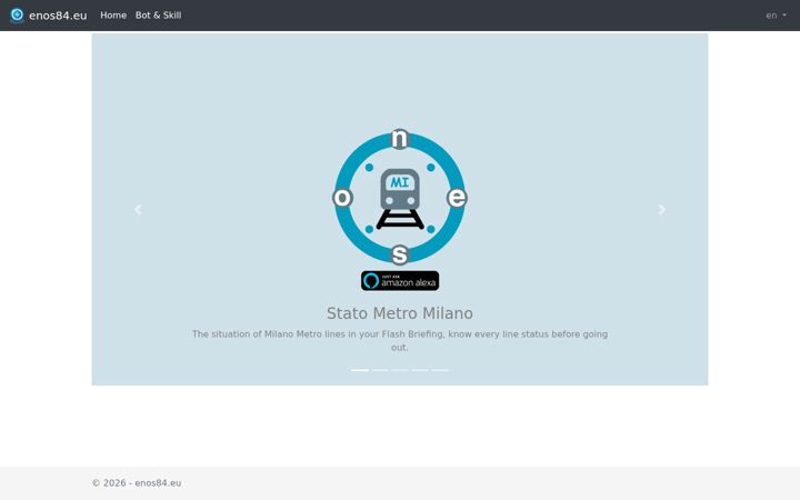 Screenshot of enos84.eu
