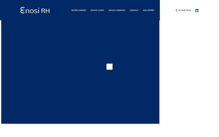 Screenshot of enosirh.fr