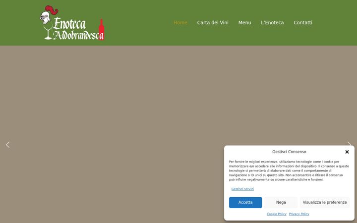 Screenshot of enotecaaldobrandesca.com