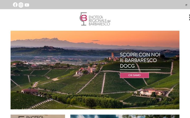 Screenshot of enotecadelbarbaresco.com