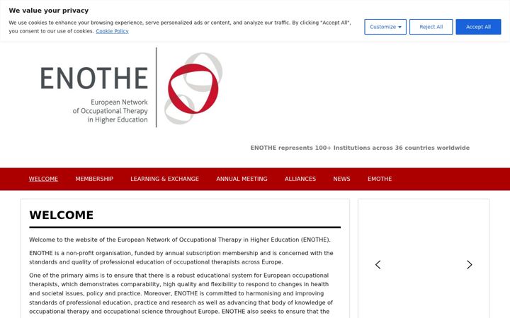 Screenshot του enothe.eu