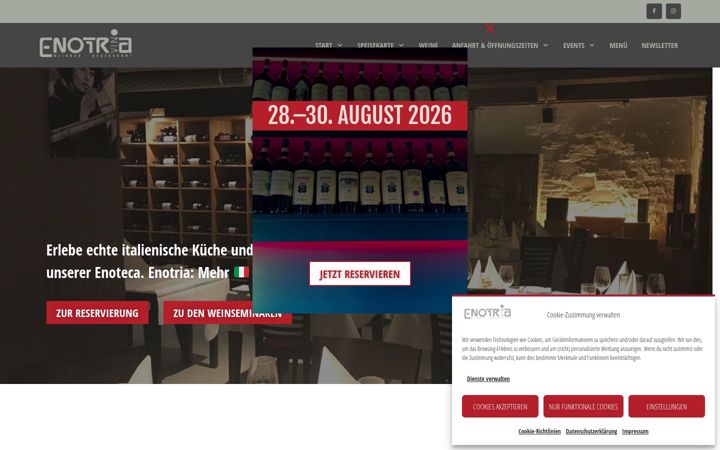 Screenshot of enotria-vino.de