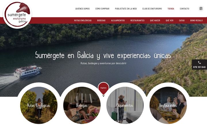Screenshot of enoturismogalicia.es
