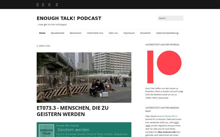 Screenshot of enoughtalk.de