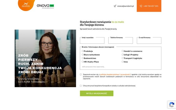 Screenshot of enova365-wdrozenia.pl