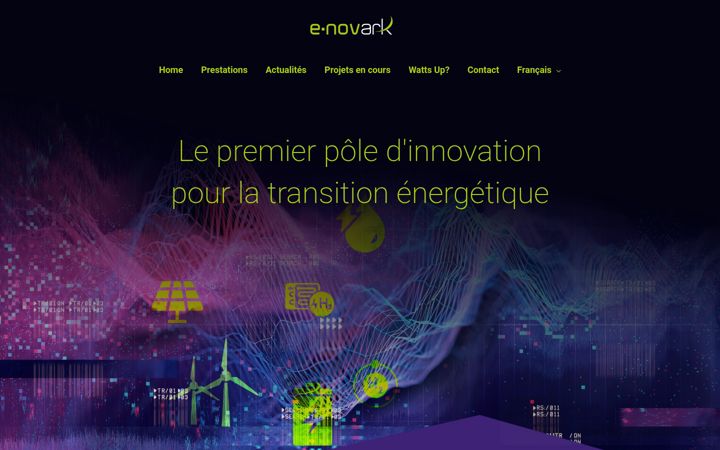 Screenshot of enovark.ch