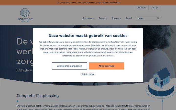 Screenshot of enovationcomvio.nl