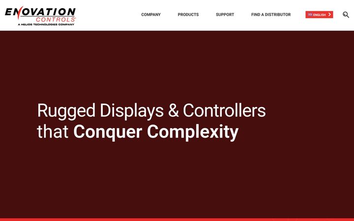 Screenshot of enovationcontrols.com