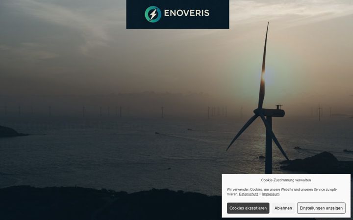 Screenshot di enoveris.de