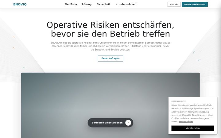 Screenshot of enoviq.de
