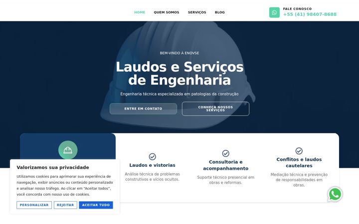 Captură de ecran a enovse.com.br