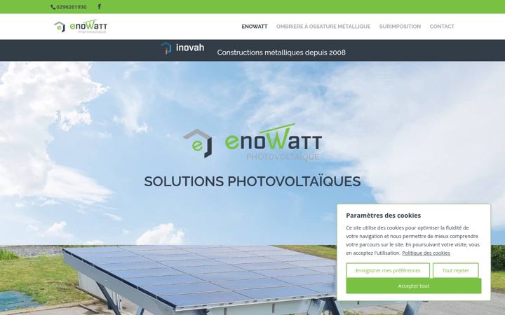 Screenshot of enowatt.fr