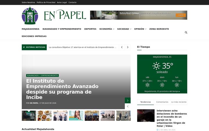 Screenshot of enpapel.es