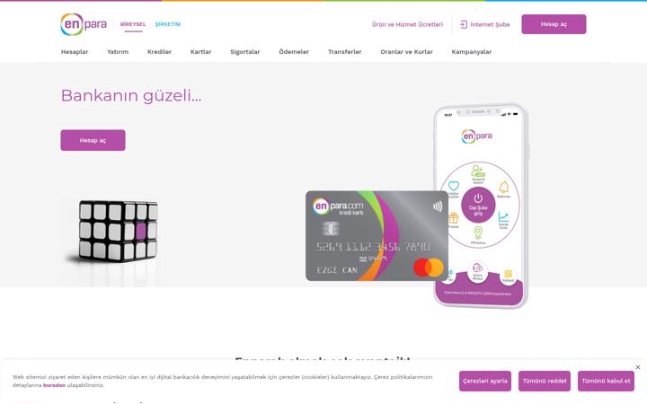 Screenshot of enparabank.com